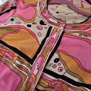 Emilio Pucci Silk Dress from Italy Size 8